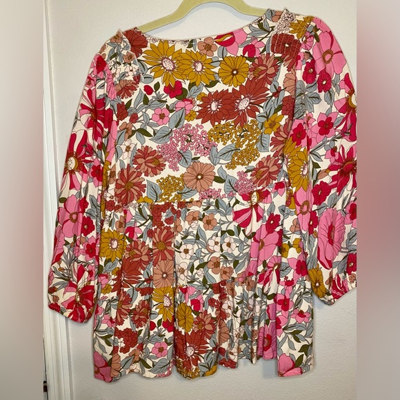 💥BOGO💥JODIFL Long Sleeve Floral Blouse. Size S - Picture 7 of 9